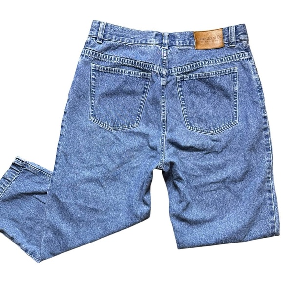 Lauren Jeans Co. Ralph Lauren Vintage 90s High Rise Straight Denim (Sz 6) - Picture 3 of 6